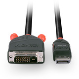 Lindy DisplayPort an DVI Adapterkabel schwarz, 2m