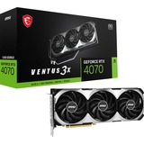 MSI GeForce RTX 4070 VENTUS 3X OC, Grafikkarte DLSS 3, 3x DisplayPort, 1x HDMI 2.1