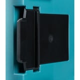 Makita MAKTRAK Organizer flach M, Werkzeugkiste blau/transparent, Transparenter Deckel
