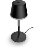 Philips HUE White & Color Ambiance Go tragbare Tischleuchte schwarz