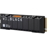 WD Black SN850 NVMe SSD 2 TB schwarz, PCIe 4.0 x4, NVMe, M.2 2280, Kühlkörper