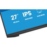 iiyama ProLite X2791HS-B1, LED-Monitor 68.6 cm (27 Zoll), schwarz (matt), FullHD, IPS, HDMI, DP, Lautsprecher, 120Hz Panel