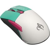 ASUS TUF Gaming Mini Wireless - Hatsune Miku Edition, Gaming-Maus türkis/weiß