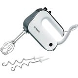 Bosch Home Handmixer Styline MFQ49300 weiß/dunkelsilber, 850 Watt, Rührbesen "FineCreamer"
