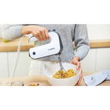 Bosch Home Handmixer Styline MFQ49300 weiß/dunkelsilber, 850 Watt, Rührbesen "FineCreamer"