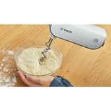 Bosch Home Handmixer Styline MFQ49300 weiß/dunkelsilber, 850 Watt, Rührbesen "FineCreamer"