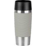 Emsa TRAVEL MUG Waves Thermobecher grau/edelstahl, 0,36 Liter