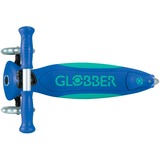 GLOBBER Primo Foldable Plus Lights, Scooter dunkelblau/türkis