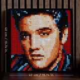 LEGO 31204 Art: Elvis Presley – "The King", Konstruktionsspielzeug DIY-Poster, Wand-Dekoration