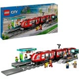 60423 City Straßenbahn mit Haltestelle, Konstruktionsspielzeug