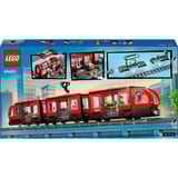 LEGO 60423 City Straßenbahn mit Haltestelle, Konstruktionsspielzeug 