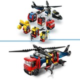 LEGO 60462 City Kombinationsset mit Hubschrauber, Löschauto und U-Boot, Konstruktionsspielzeug 