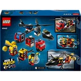 LEGO 60462 City Kombinationsset mit Hubschrauber, Löschauto und U-Boot, Konstruktionsspielzeug 