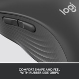 Logitech Signature M650 Wireless, Maus graphit, Größe M, Chromebook zertifiziert