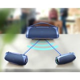 Medion Life P61768 Tragbarer Bluetooth Lautsprecher XL blau, Bluetooth, Dual Illuminated, Lightstrip,Integrierte Powerbank