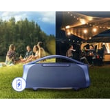 Medion Life P61768 Tragbarer Bluetooth Lautsprecher XL blau, Bluetooth, Dual Illuminated, Lightstrip,Integrierte Powerbank