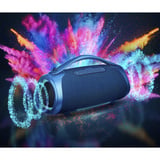 Medion Life P61768 Tragbarer Bluetooth Lautsprecher XL blau, Bluetooth, Dual Illuminated, Lightstrip,Integrierte Powerbank