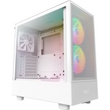 NZXT H5 Flow RGB All White, Tower-Gehäuse weiß (matt),  Tempered Glass