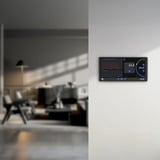 Shelly Wall Display X2 Black + Blu H&T, Bedienteil schwarz