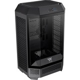Thermaltake The Tower 300 Black, Tower-Gehäuse schwarz, Tempered Glass
