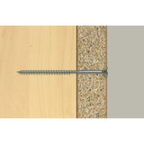 fischer Spanplattenschraube ClassicFast II 5,0x60 Senkkopf TX 200 Stück, mit Teilgewinde, verzinkt