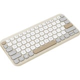 ASUS Marshmallow KW100, Tastatur beige/grau, DE-Layout, Scherenmechanik