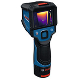 Bosch Akku-Wärmebildkamera GTC 12V-450-13 Professional, Thermodetektor blau/schwarz, Li-Ionen Akku 2,0Ah, in L-BOXX
