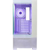 Cooler Master Elite 690 White, Tower-Gehäuse weiß/holz, Tempered Glass x 2