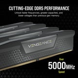 Corsair DIMM 32 GB DDR5-6400 (2x 16 GB) Dual-Kit, Arbeitsspeicher schwarz, CMK32GX5M2B6400C32, Vengeance
