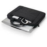 DICOTA Slim Eco BASE, Notebooktasche grau, bis 35,8 cm (14,1")