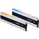 G.Skill DIMM 32 GB DDR5-6400 (2x 16 GB) Dual-Kit, Arbeitsspeicher weiß, F5-6400J3039G16GX2-TZ5RW, Trident Z5 RGB, INTEL XMP