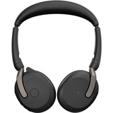 Jabra Evolve2 65 Flex Duo, Headset schwarz, Stereo, UC, USB-A, Link380a