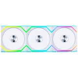 Lian Li UNI FAN SL120 Wireless 3er-Pack inkl. Controller, Gehäuselüfter weiß, 124.5 mm