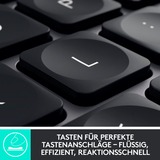 Logitech MX Keys for Business, Tastatur graphit, DE-Layout