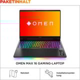 OMEN MAX 16-ah0093ng, Gaming-Notebook Intel® Core™ Ultra 9 275HX, NVIDIA GeForce RTX 5080, 32 GB DDR5, 1 TB (1 TB SSD), Windows 11 Home 64-Bit
