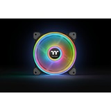 Thermaltake Riing Quad 14 RGB Radiator Fan TT Premium Edition Single Fan Pack, Gehäuselüfter schwarz, Single Pack, ohne Controller