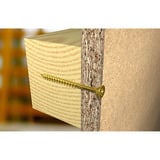 fischer Spanplattenschraube PowerFast 4,0x40 Senkkopf PZ 200 Stück, mit Teilgewinde, Edelstahl A2