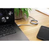 Ansmann Silikonkabel USB-C auf USB-C weiß, magnetisch, 120cm