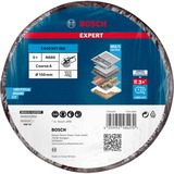 Bosch Expert Vliesscheibe N880 Grob, Ø 150mm, Schleifblatt braun, 5 Stück, für Exzenterschleifer