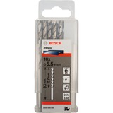 Bosch Metallbohrer HSS-G, Ø 5,5mm 10 Stück, Arbeitslänge 57mm