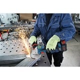 Bosch PRO Akku-Winkelschleifer BITURBO GWS 18V-15 SC Professional solo blau/schwarz, ohne Akku und Ladegerät, Bluetooth Modul, in L-BOXX