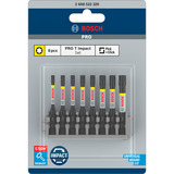 Bosch PRO Impact Bit-Satz, 1/4", TX, 8-teilig mit Pick and Click-Inlay
