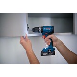 Bosch Professional Akku-Schlagbohrschrauber GSB 18V-45 Professional, 18Volt blau/schwarz, 2x Li-Ionen Akku 2,0Ah, in L-BOXX