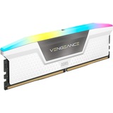 Corsair DIMM 64 GB DDR5-6000 (2x 32 GB) Dual-Kit, Arbeitsspeicher weiß, CMH64GX5M2B6000C40W, Vengeance RGB, INTEL XMP