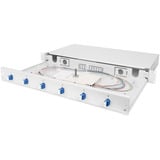 Digitus LWL Spleißbox, bestückt, LC, OS2 grau