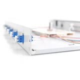 Digitus LWL Spleißbox, bestückt, LC, OS2 grau