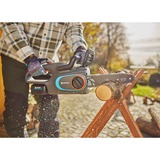 GARDENA Akku-Kettensäge PowerSaw 250/18V P4A Ready-To-Use Set grau/türkis, Li-Ion Akku 2,5Ah P4A, POWER FOR ALL ALLIANCE