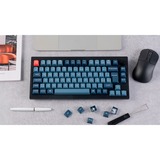 Keychron V1 Max, Gaming-Tastatur schwarz/blaugrau, DE-Layout, Gateron Jupiter Red, Hot-Swap, RGB