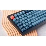 Keychron V1 Max, Gaming-Tastatur schwarz/blaugrau, DE-Layout, Gateron Jupiter Red, Hot-Swap, RGB