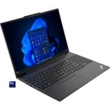 Lenovo ThinkPad E16 G2 (21MA001YGE), Notebook schwarz, Intel® Core™ Ultra 5 125U, Intel® Graphics, 16 GB DDR5, 512 GB (512 GB SSD), Windows 11 Pro 64-Bit